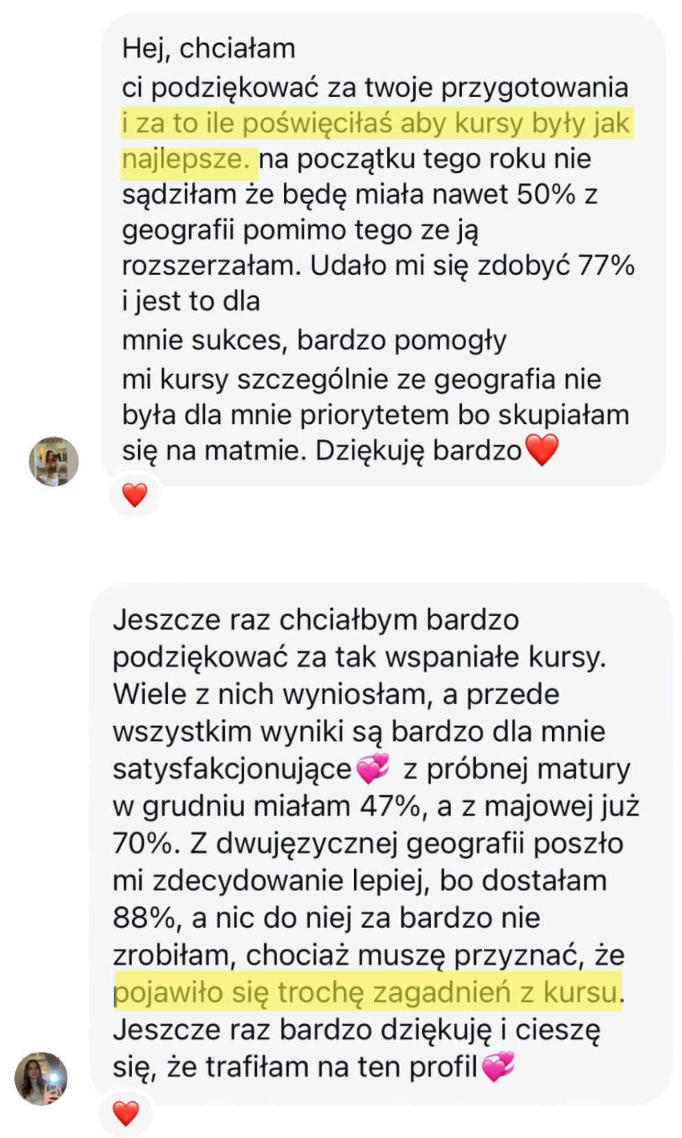 Opinia uczestnika zajęć nr 3