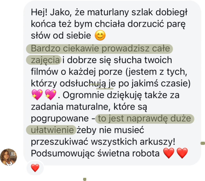 Opinia uczestnika zajęć nr 5